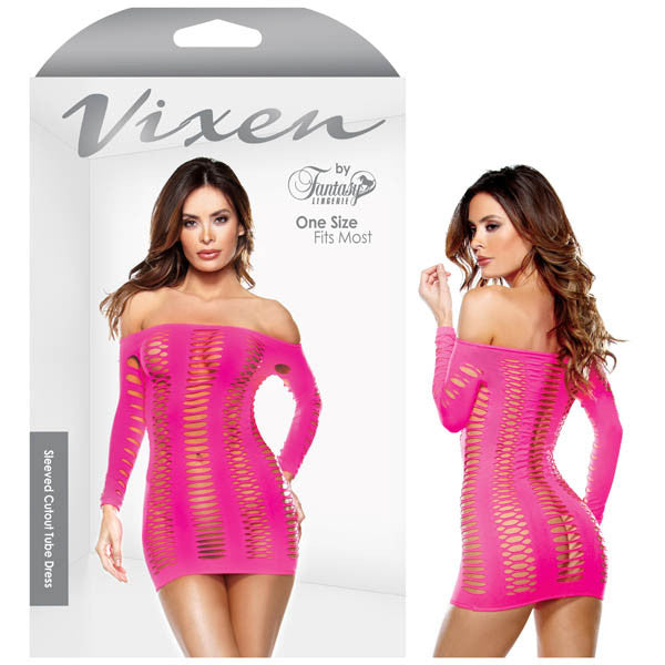 Vixen Sleeved Cutout Tube Dress