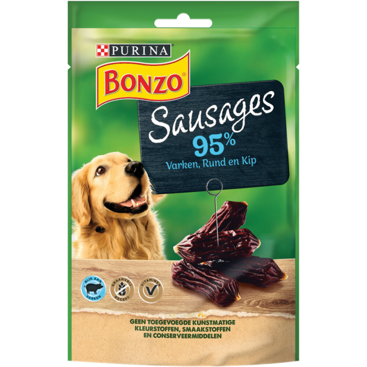 geest Beschikbaar lettergreep Bonzo - Sausages - 70g – Achazz