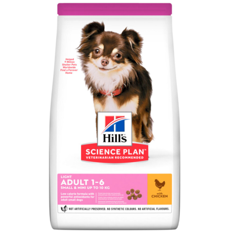 duisternis Verzadigen openbaar Hill's Canine - Science Plan - Hondenvoer - Adult Light - Small & Mini –  Achazz