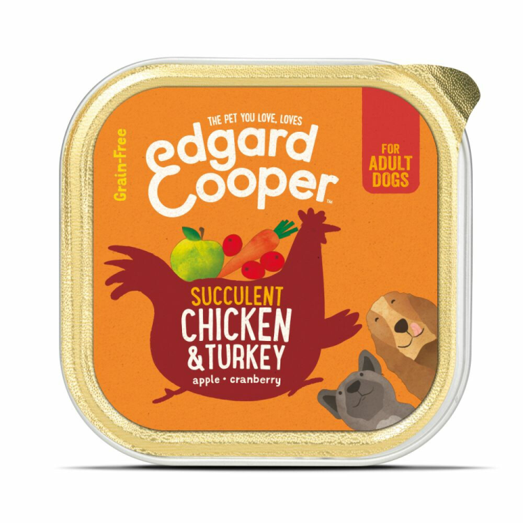 Edgard & Cooper Kuipje - Vers Vlees - Kip & Kalkoen - 150g Achazz