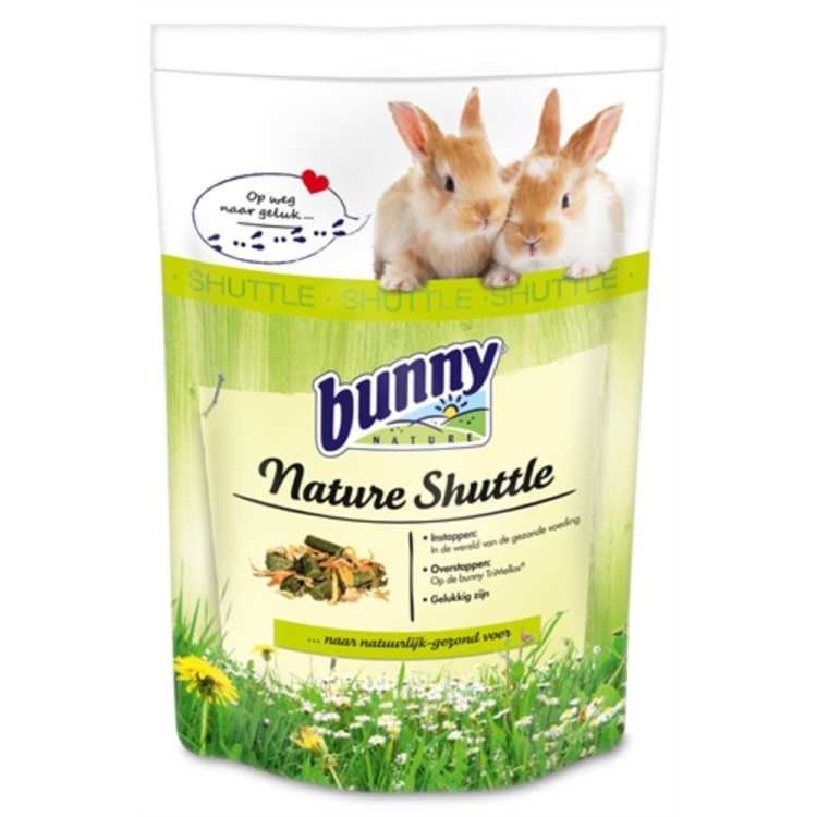 bus basketbal Bijzettafeltje Bunny Nature - Konijnendroom Nature Shuttle -Konijnenvoer - 600g – Achazz