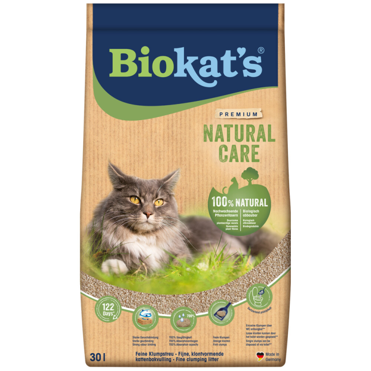 waarschijnlijkheid Frank Wantrouwen Biokat's - Natural Care - Kattenbakvulling - 30L – Achazz