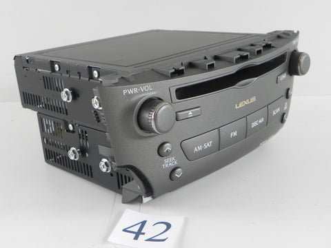 2007 LEXUS IS250 CD CHANGER RADIO PLAYER 