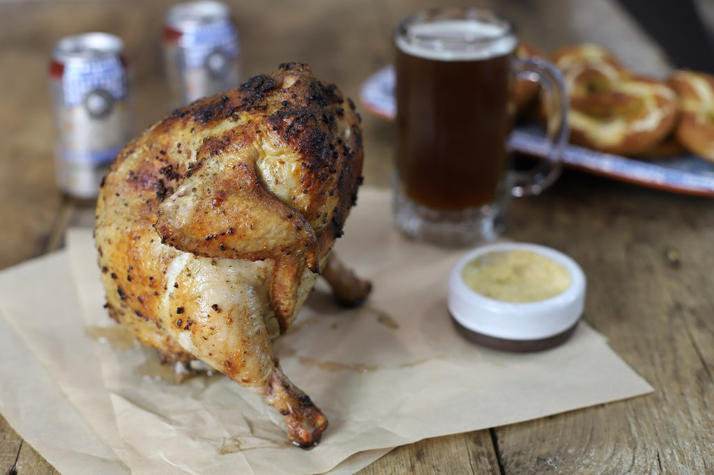 oktoberfest beer can chicken