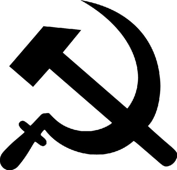 Hammer Sickle Soviet State Communist Sign | Die Cut Vinyl Sticker Deca