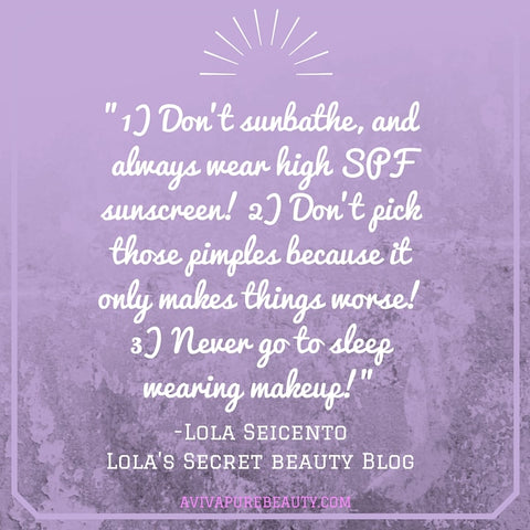 Lola Seicento beauty quote