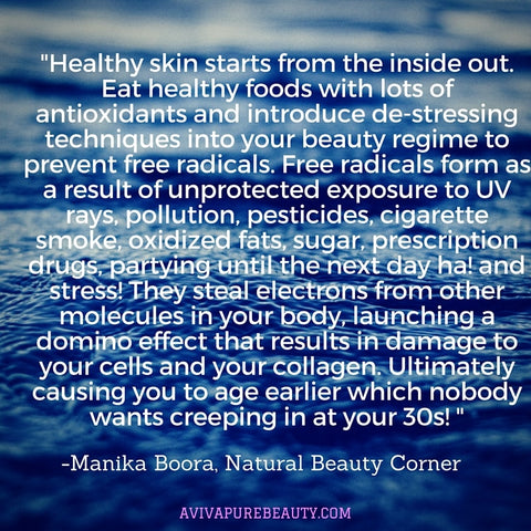 Manika Boora beauty quote