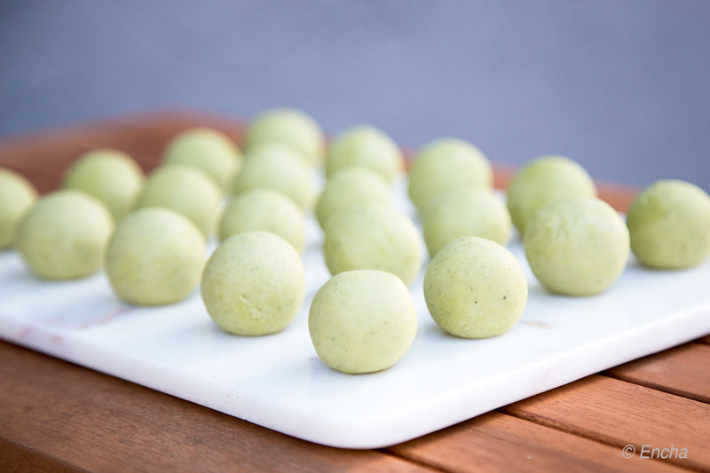 Matcha dessert rice ball mochi tang yuan Encha