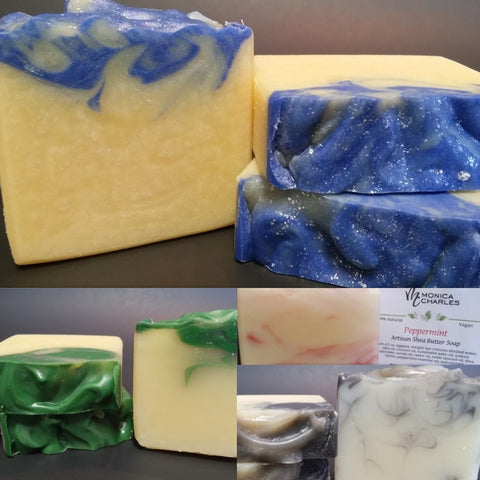hand crafted artisan soap from monica charles designs