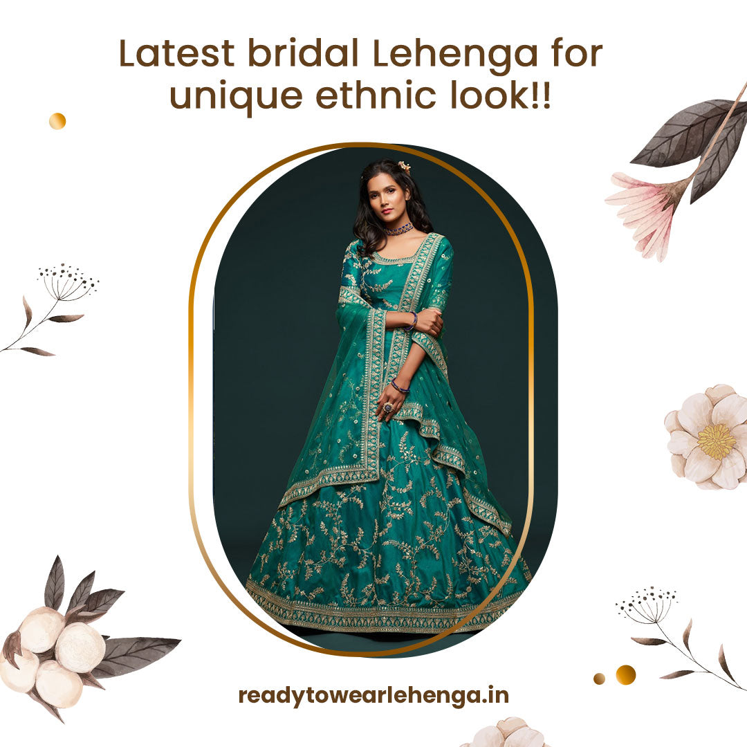 Latest bridal Lehenga for unique ethnic look!!