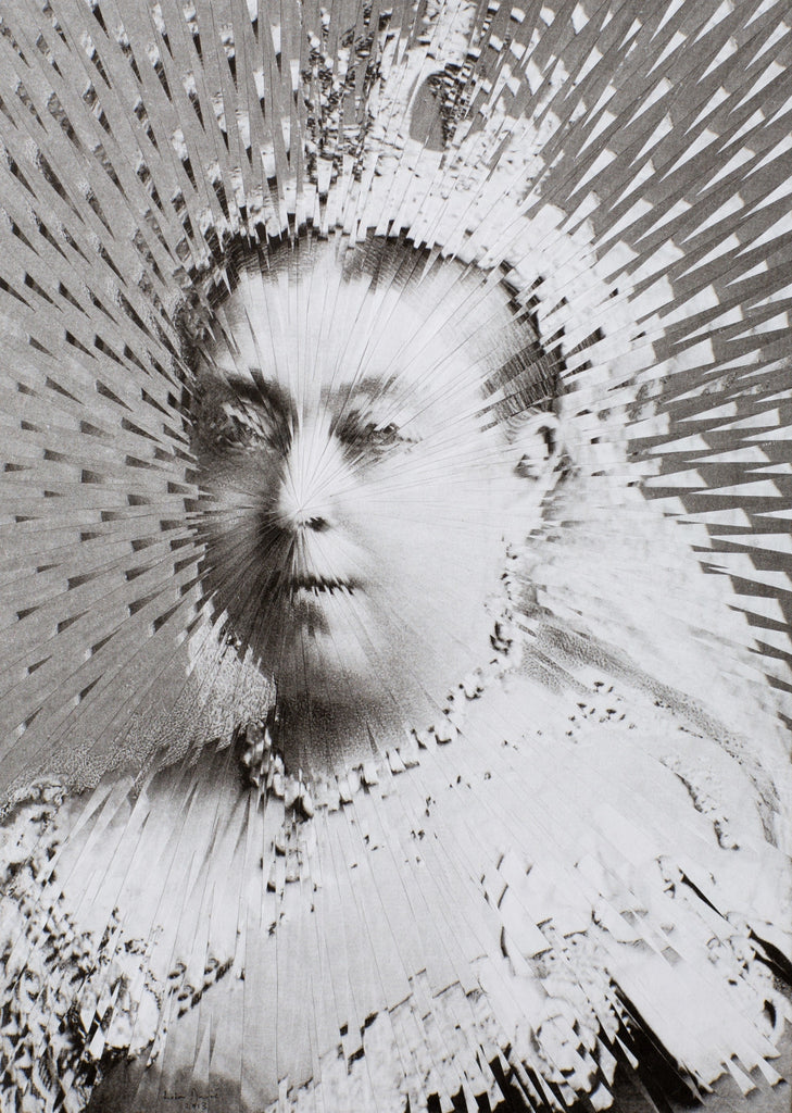 Lola Dupré Queen Victoria Framed Original Collage Prescription Art