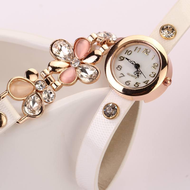 Women's Flower Design Watch With Fashion Design Band In 10 Colors! - TrendSettingFashions
- 4