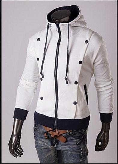 Men's Full Zip Jacket with Buttons - TrendSettingFashions
- 3