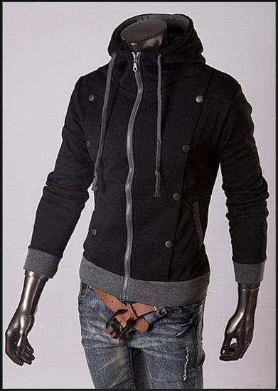 Men's Full Zip Jacket with Buttons - TrendSettingFashions
- 1