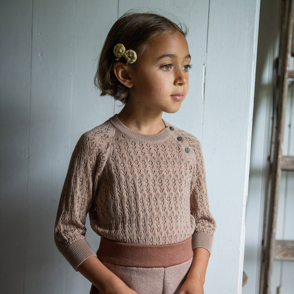 バラ売り価格 soor ploom Mimi Knit Top Chamomile ベビー・キッズ