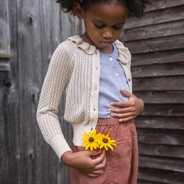 Soor Ploom Rose Cardigan Bluet 8y www.moyleabbey.ie