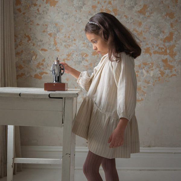 soor ploom Edith dress (pinstripe) 3y | labiela.com