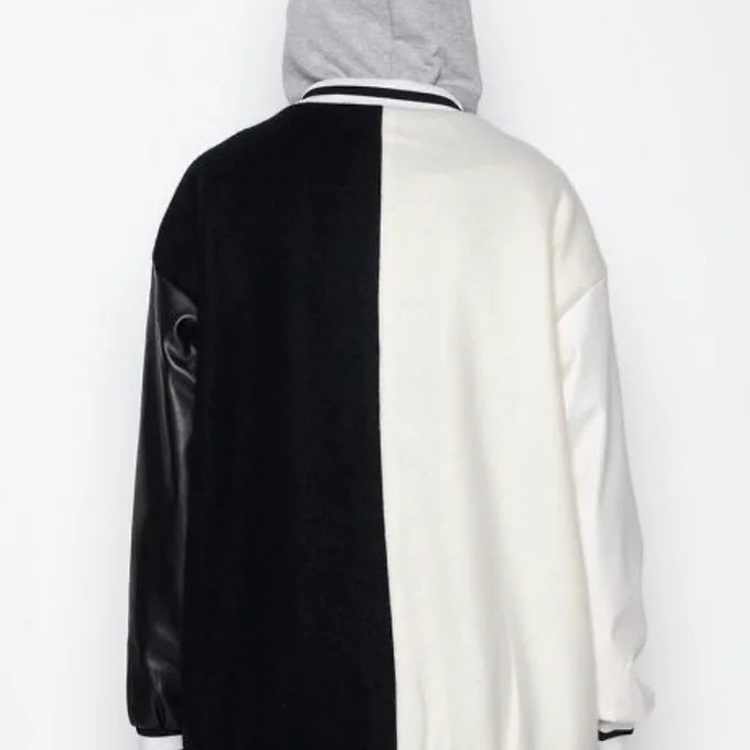 Two Faced Hooded Bomber Jacket