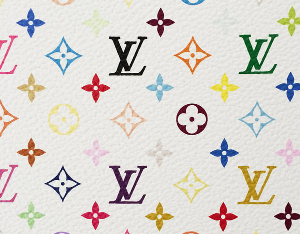 Takashi Murakami, Louis Vuitton Monogram Multicolore - White (2007)