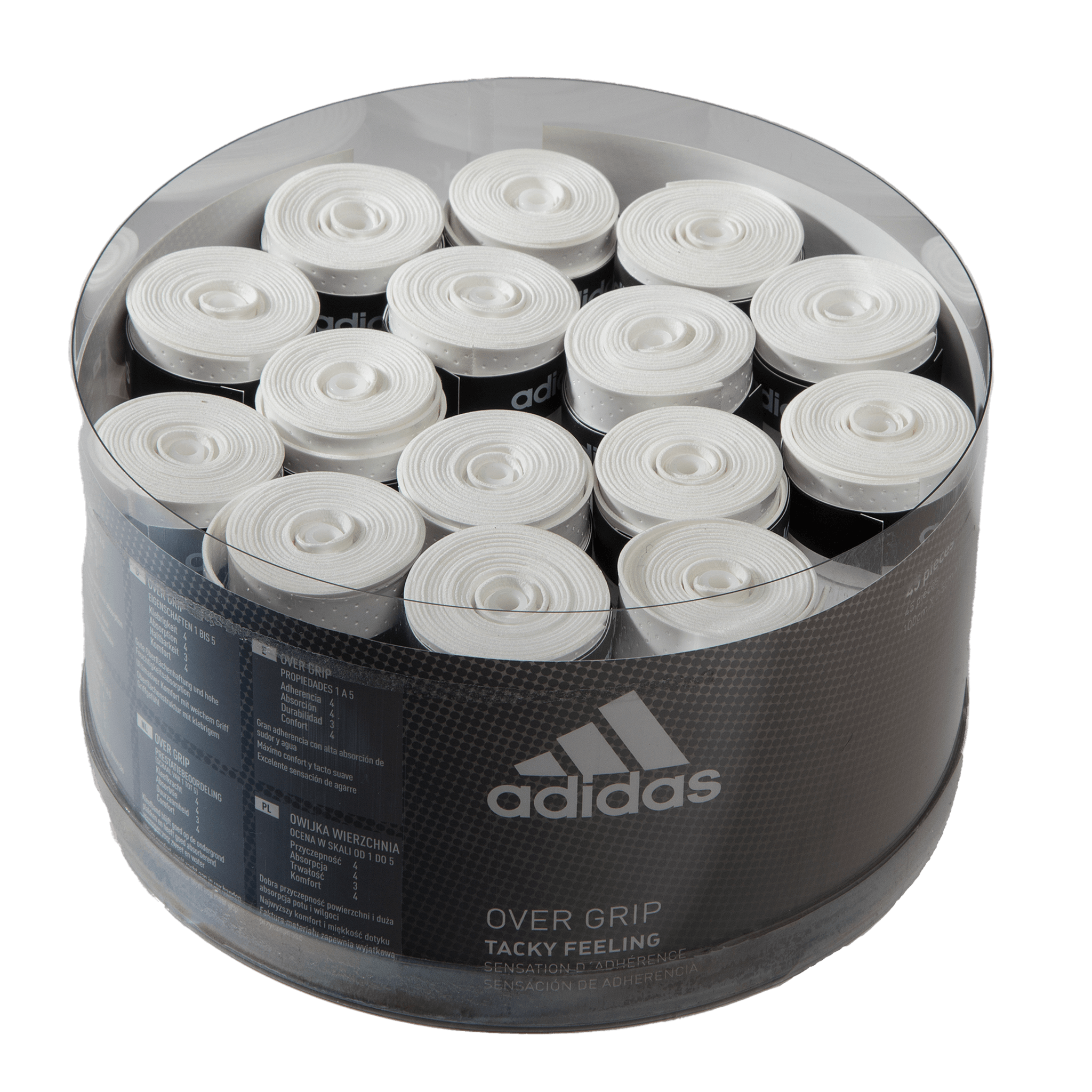 medallista Incienso plan adidas padel overgrip box 45 stuks wit | Alles voor Padel. – PadelAmigos