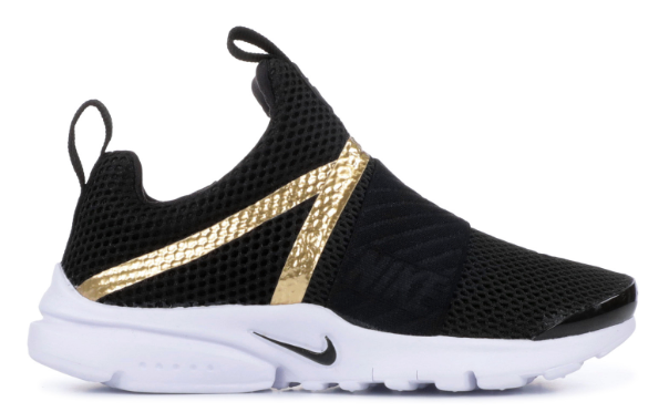 nike air presto black and gold