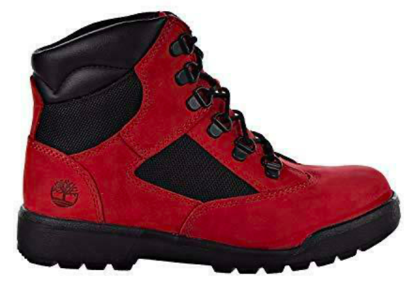 red timberland field boots