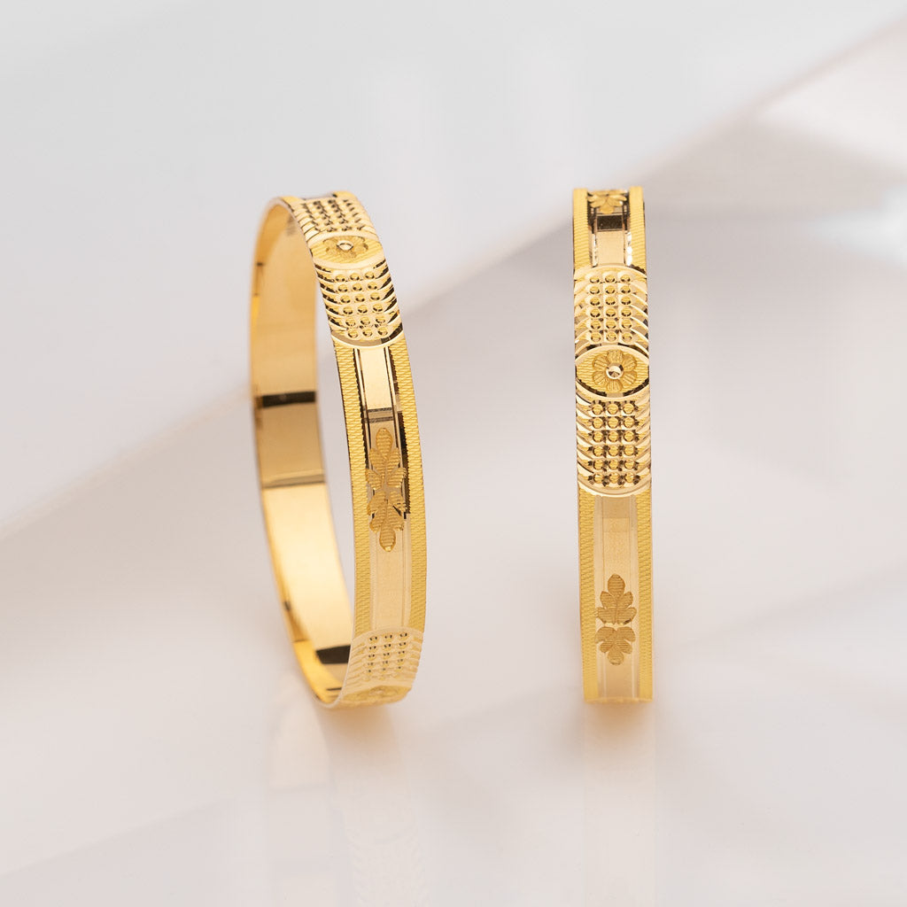 Glam Up Your Look with Our 22k Fancy Bangles for Women – Jewelegance