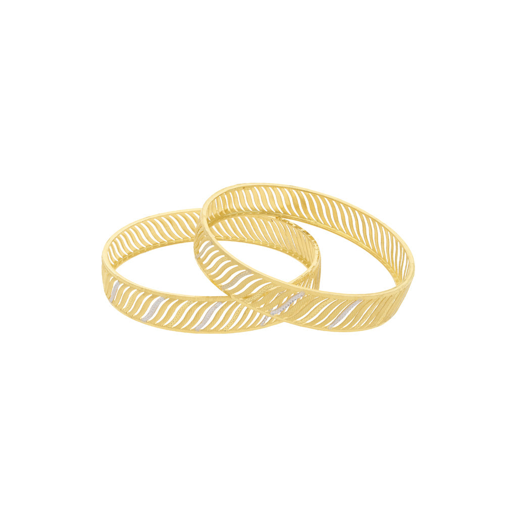 Chic and Sophisticated 22k Fancy Bangles for Women – Jewelegance