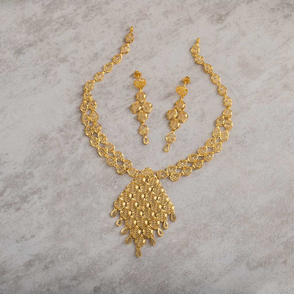 Add a Touch of Class with 22k Fancy Necklace Sets – Jewelegance