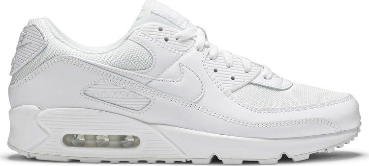 nike air max 90 triple white sneakers