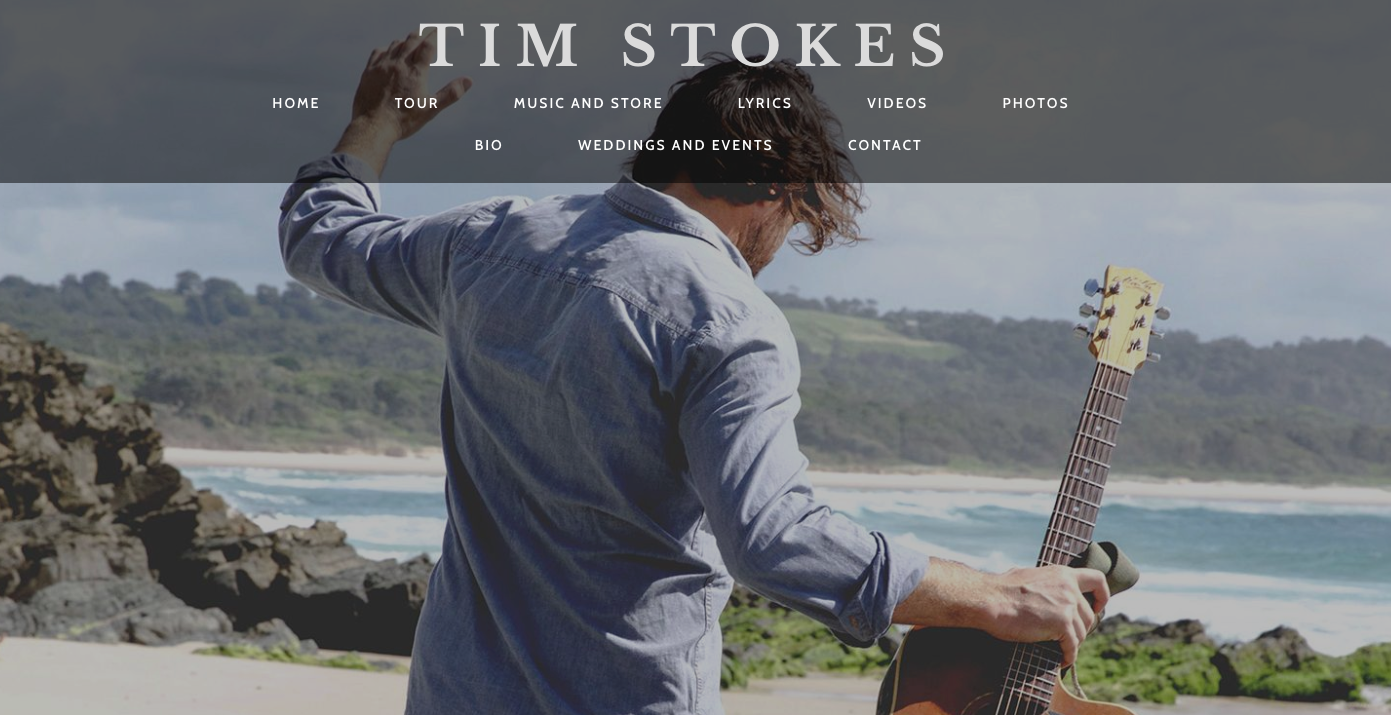 Tim Stokes singer songwriter LAMB design brand rep