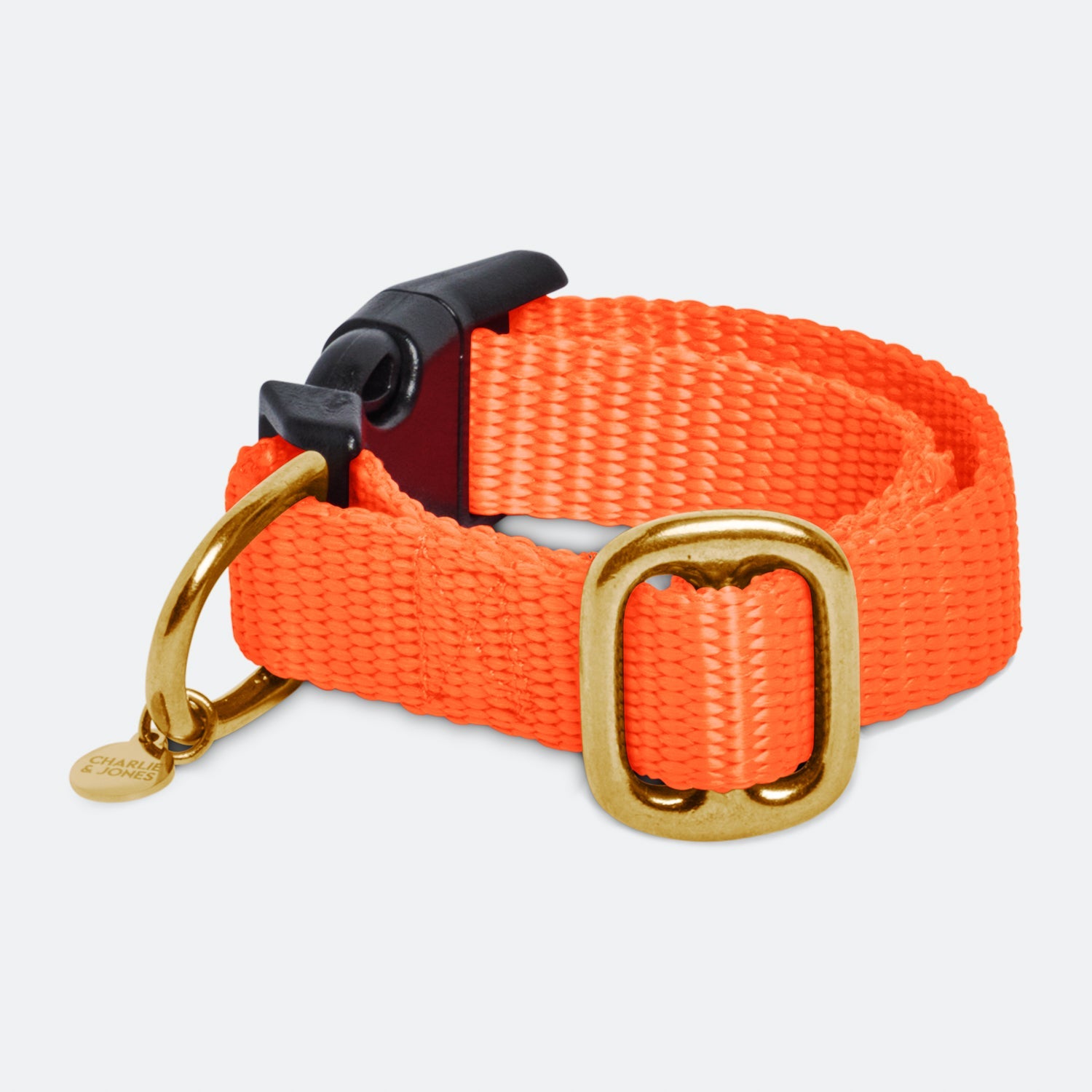 lichten Verwoesten Donau Puppy halsband met naam en telefoonnummer Orange – Charliejones