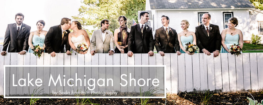 cyberoptix ties at northern michigan beach wedding