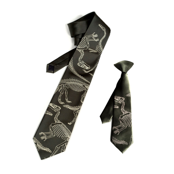 father and son dinosaur ties