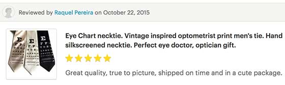 Cyberoptix eye chart tie customer reviews