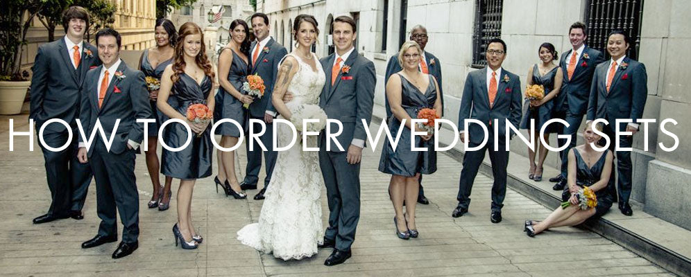 How to order custom wedding ties and bow ties