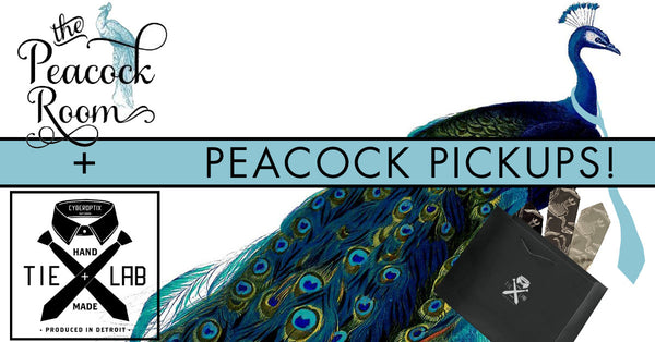 Pick up your order at The Peacock Room!