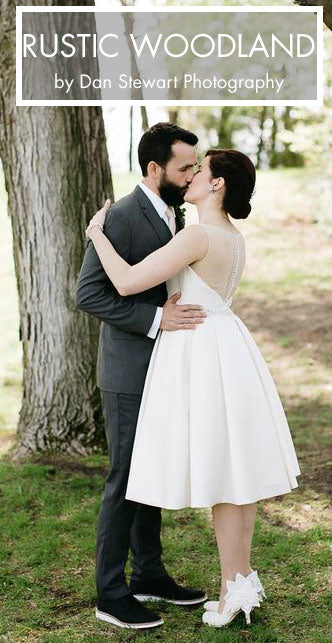 Rustic Woodland wedding, northern michigan