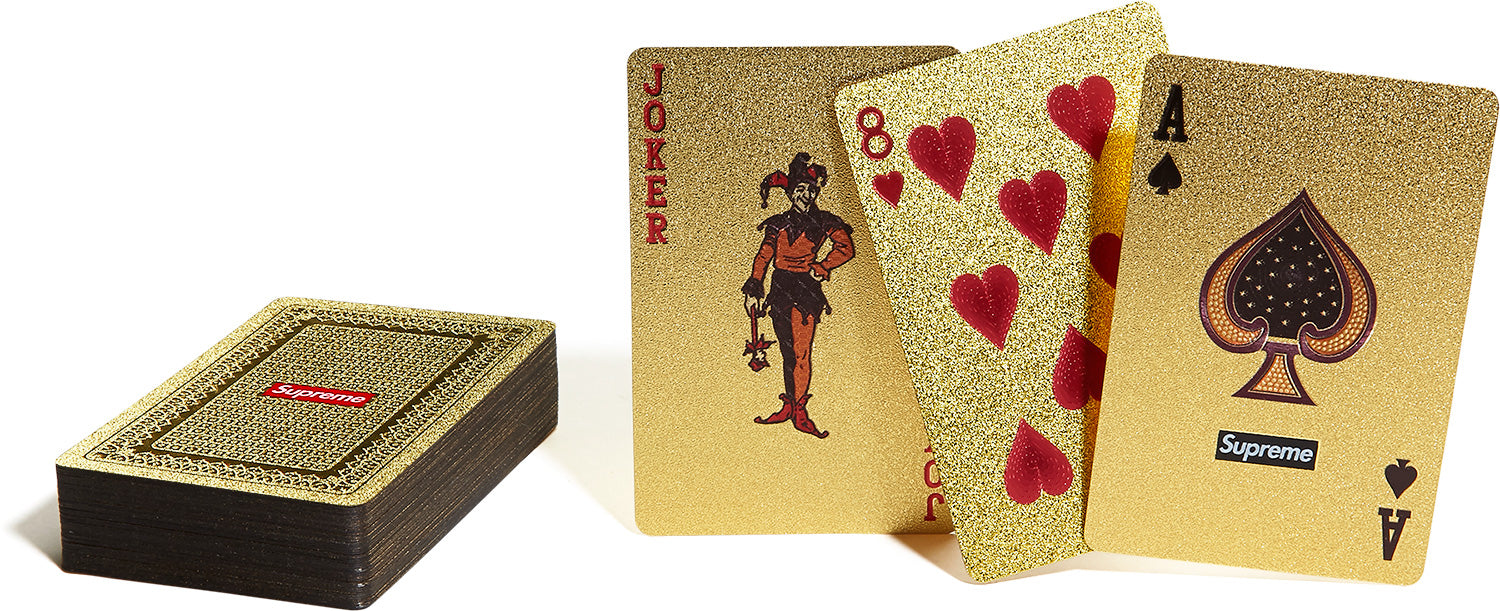 Supreme】Gold Deck of Cards | www.victoriartilloedm.com