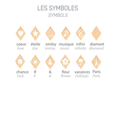 Bracelet 7 lettres à personnaliser Or jaune et Diamant