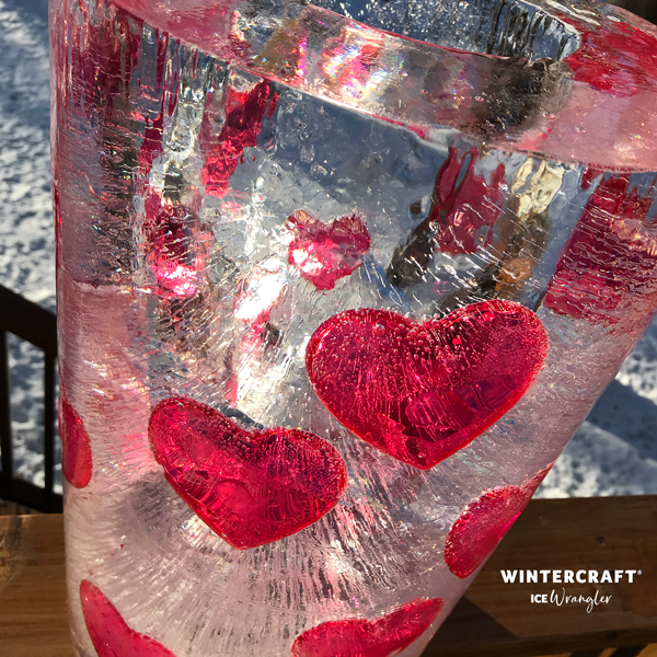 Cockeyed view of Ice Hearts Lantern Ice Wrangler Wintercraft