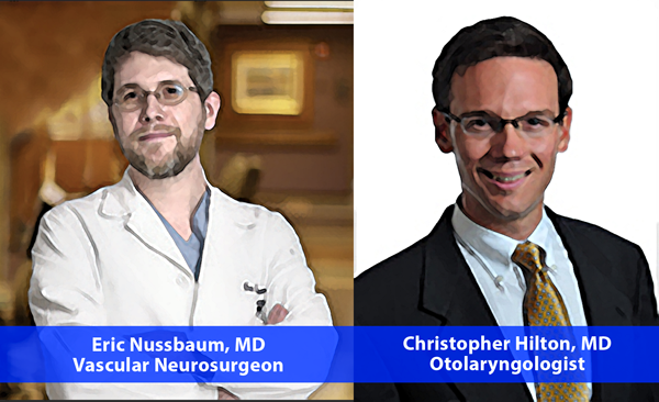 Dr. Eric Nussbaum and Dr. Christopher Hilton surgical team