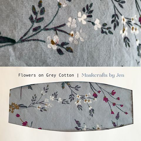 Flowers on Grey