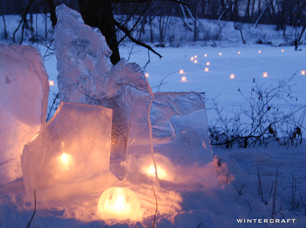 Wintercraft Luminary Loppet Enchanted Forest 2010 photo by Martha Archer