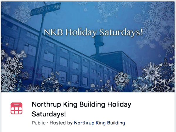 Northrup King Building Winter Saturdays Event