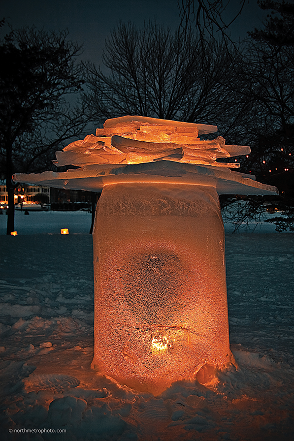 Ice Chip Tower by Jennifer Shea Hedberg photo by Rob Nopola