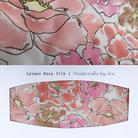 Salmon Rose Silk