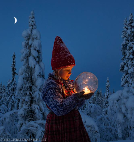 The Christmas Wish Book starring Globe Ice Lanterns