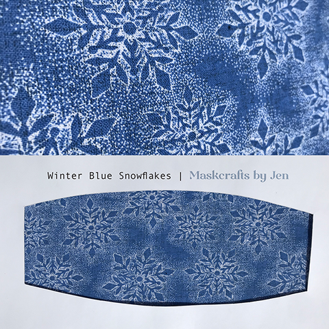 Winter Blue Snowflakes