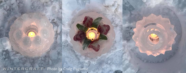 Wintercraft Bundt Pan Ice Luminaries photo by Craig Paquette
